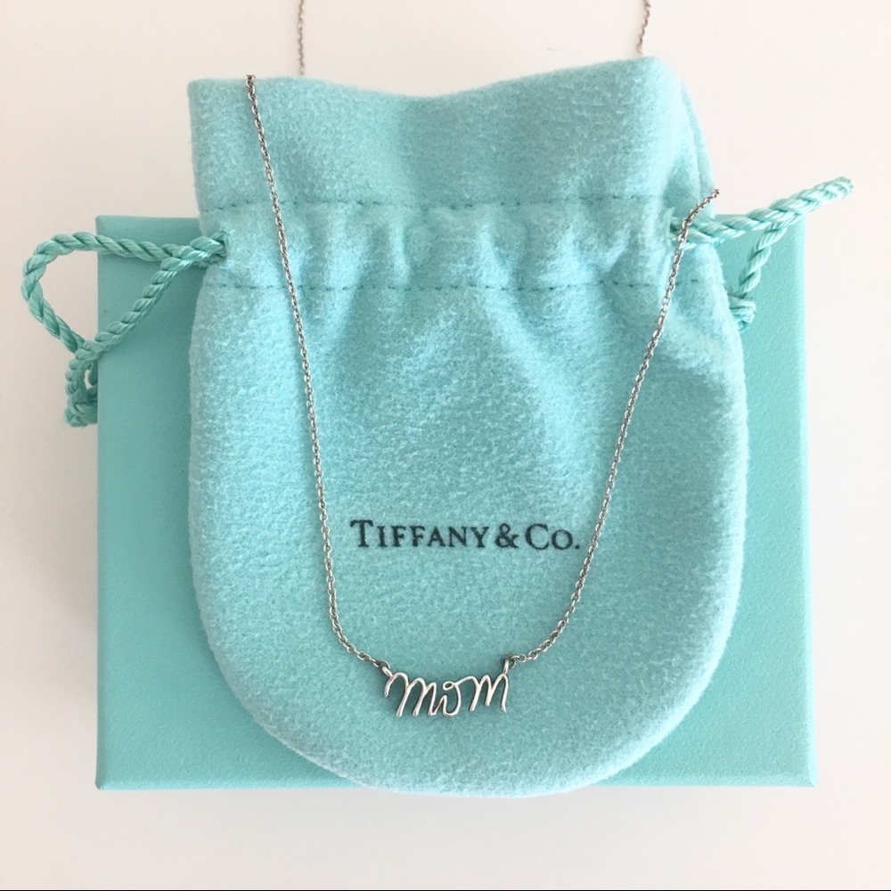 Tiffany & Co. Sterling Silver Mom necklace